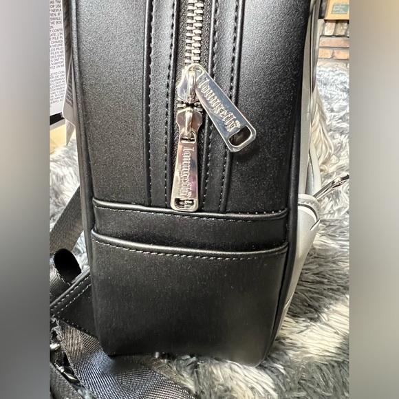 Loungefly Mickey Mouse Train Conductor Light Up Mini Backpack NWT - Picture 7 of 10